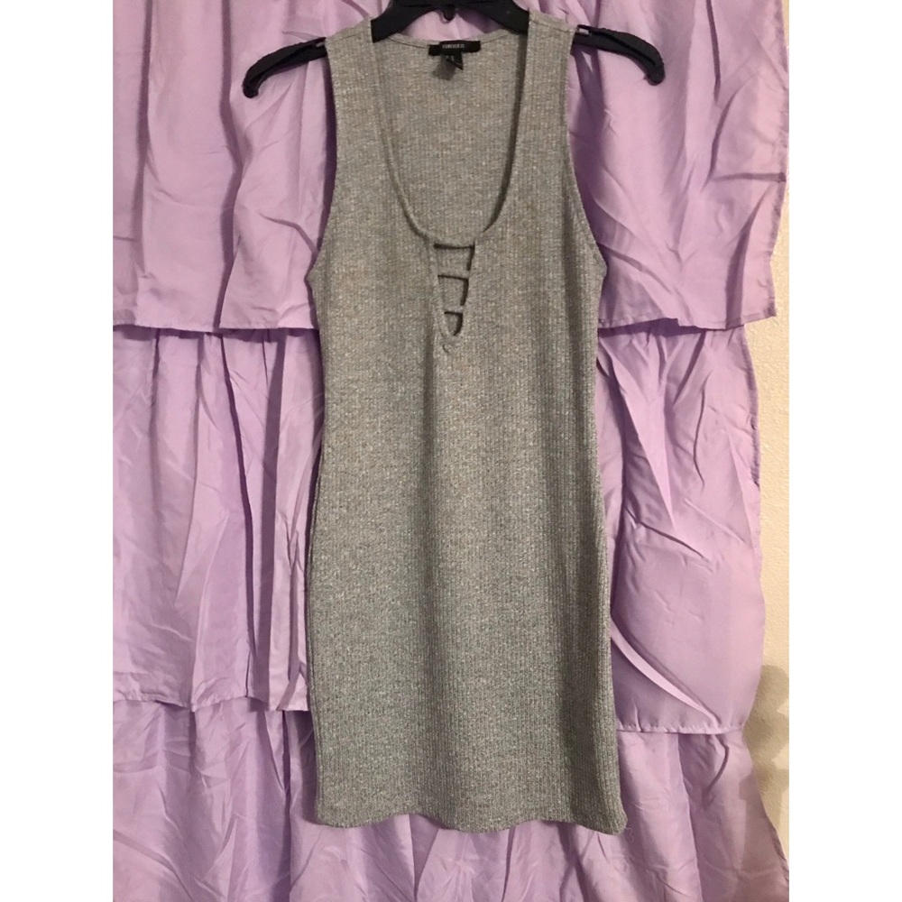 F21 grey dress